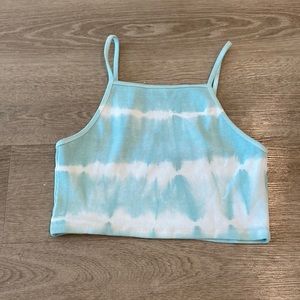 Mint crop top